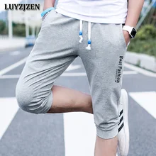 Мужские летние шорты до середины икры Длина Фитнес Бодибилдинг Fairy Tail Беговые брюки в повседневном стиле для тренировок, для спорта короткие штаны Спортивная K150