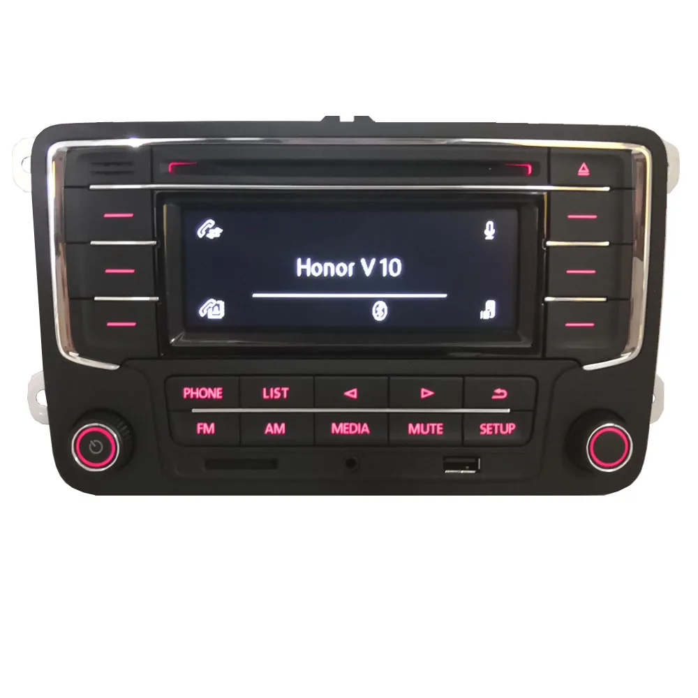 Автомагнитола RCN210 с Bluetooth cd-плеером USB AUX SD MP3 для Volkswagen GOLF TOURAN TIGUAN PASSAT POLO