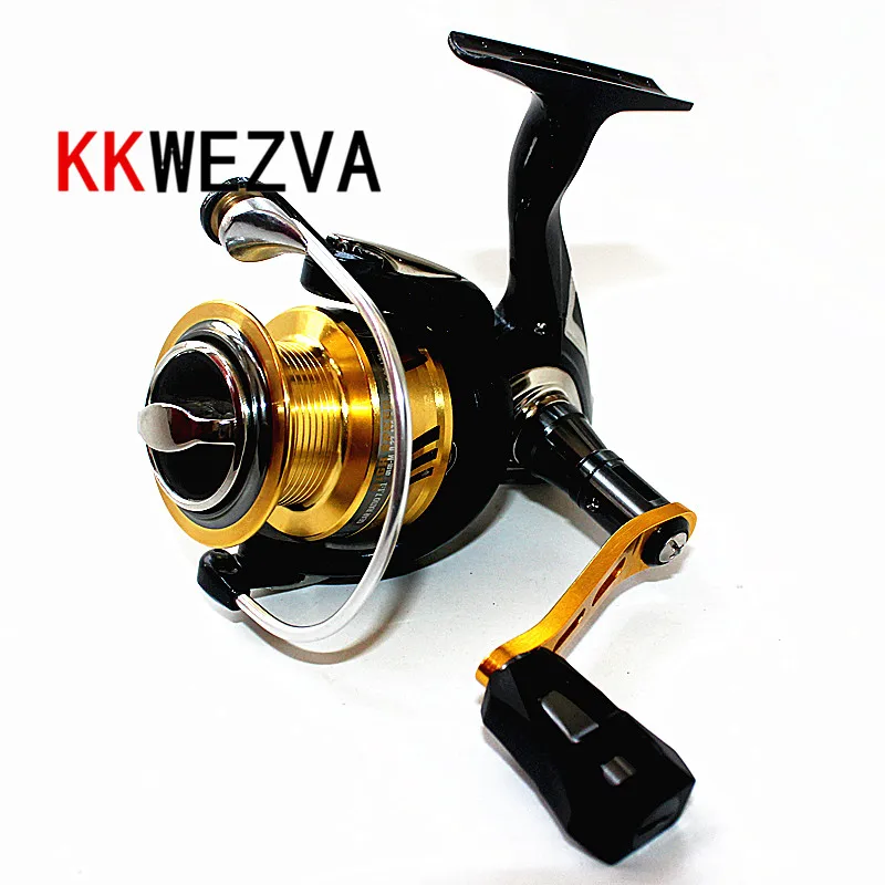 

KKWEZVA No gap Metal During cup 2500H 3000H Spinning Fishing Reel 7.1:1 Hi-Speed Full Metal Spinning Wheel + Metal Rocker ABS