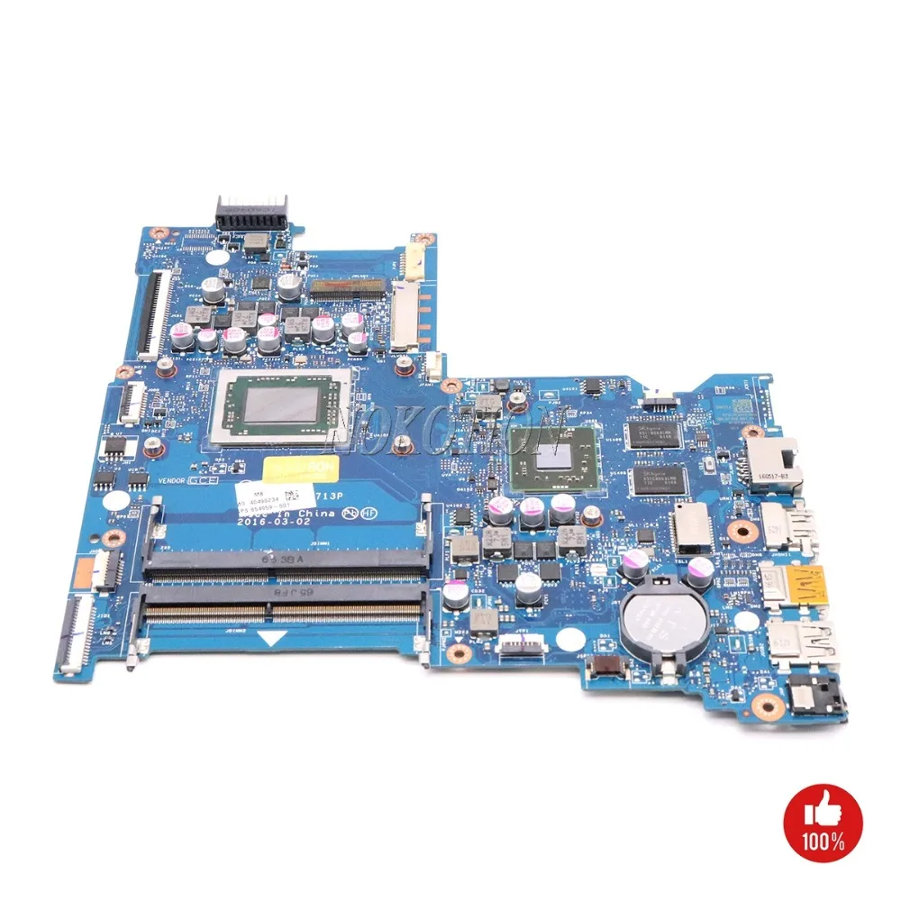 NOKOTION BDL51 LA-D713P محمول لوحة رئيسية لأجهزة HP دفتر 15-BA 854959-601 854959-001 A10-9600P CPU R8 M445DX الرسومات يعمل