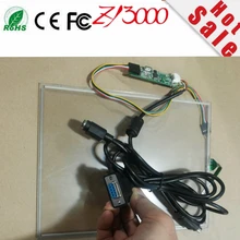 Запас 5 шт./лот RS 232 Seiral 5 Провода 15 дюймов 322*247 резистивный сенсорный экран панель