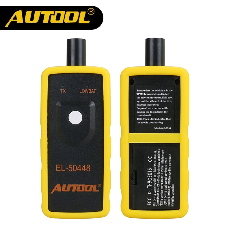 

AUTOOL EL50448 Auto TPMS Reset Tire Tool Car TPMS Activation Sensor Scan Pressure Monitor Relearn OEC-T5 For G M 315 433 MHz
