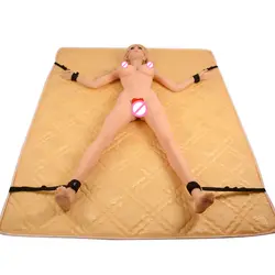 Эротические под кровать ремни Фетиш бандаж и наручники для БДСМ игры БДСМ интимные товары лодыжки руки манжеты взрослых секс-игрушки для