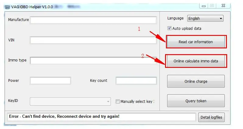 VAG OBD помощник для Lonsdor K518ISE/VVDI2 ключевой программист для Audi Skoda V-W 4th Immo калькулятор данных с 1 бесплатным токером VAG инструмент