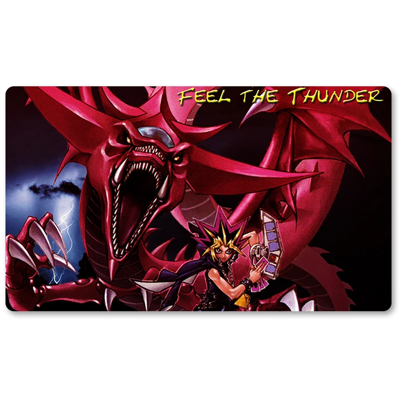 

Many Playmat Choices - Feel the Thunder - Yu-Gi-Oh! Playmat Board Game Mat Table Mat for YuGiOh Mouse Mat