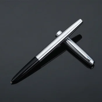 

1-Piece Hero338 Full-steel Fountain Pen Hooded Nib 0.38mm Student Practice Ink Pens School Supplies Office Stationery