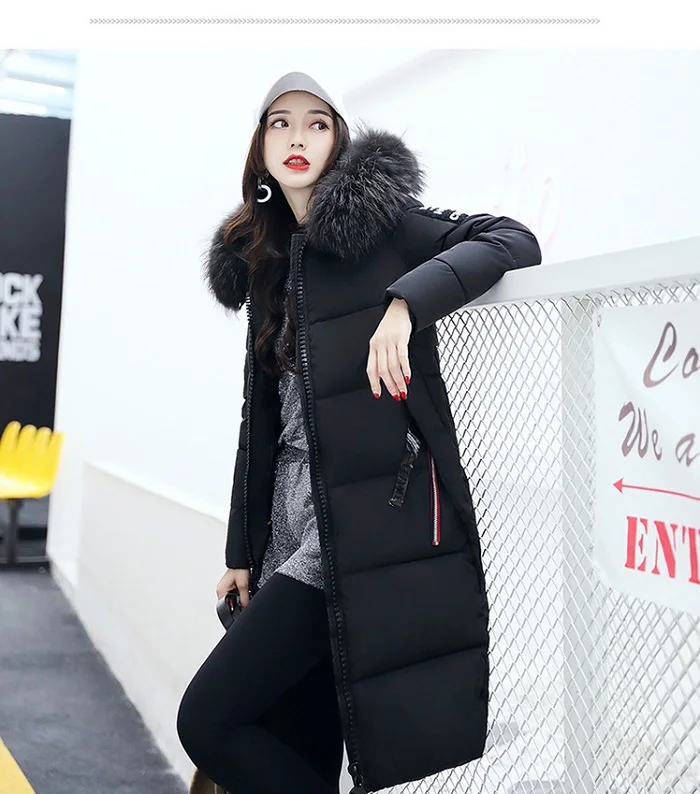 Winter Women Coat Jacket Warm High Quality Woman Jacket Winter Coat Hood Real  2017 New Winter Fashion+13 (1)