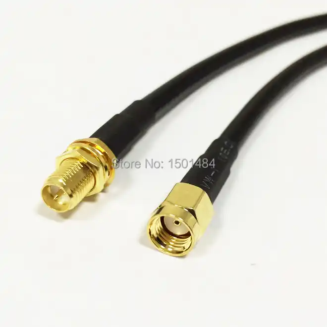 Wifi антенный кабель RP-SMA штекер переключатель RP-SMA гнездо конвертер pigtail RG58 по оптовой цене Быстрая доставка 50 см 20 \