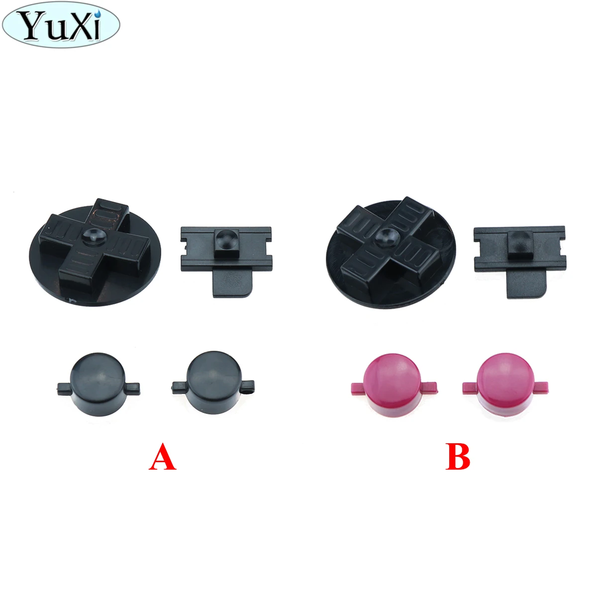 

YuXi Buttons key keys for Gameboy Classic Keypads for GB DMG DIY for Gameboy A B buttons D-pad