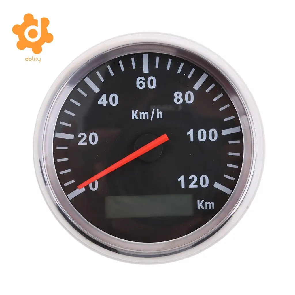 85mm GPS Speedometer Speed Gauge 0-120km/h IP67 for Car Truck Marine Boat