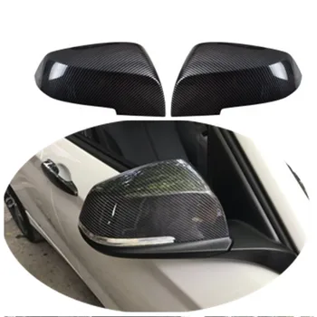 

ONE PAIR Carbon Fiber look Mirror Cover for BMW X3 F20 F22 F21 F30 F32 F36 2012-2016 Rearview Mirror Cover Cap