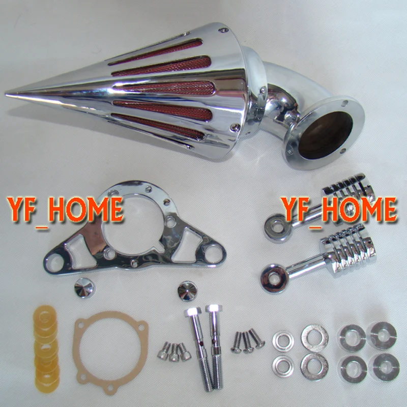 For Harley Dyna Softail Touring Fatboy Cone Spike Air Cleaner Filter