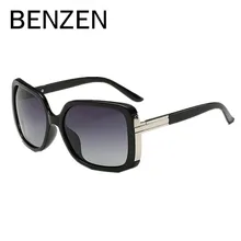 BENZEN Polarized Sunglasses Women Oversized Retro Female Sun Glasses For Driving Shades Gafas UV 400 Black With Box 6131
