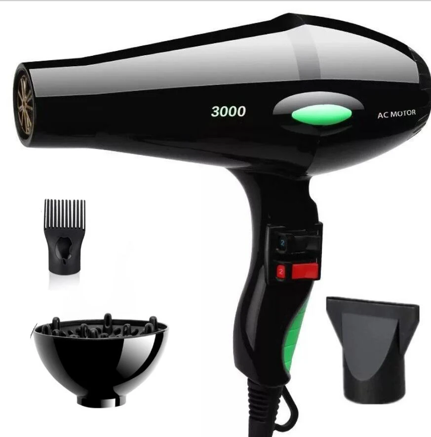 For hairdresser and hair salon 3 meter long wire EU Plug Real 2400w