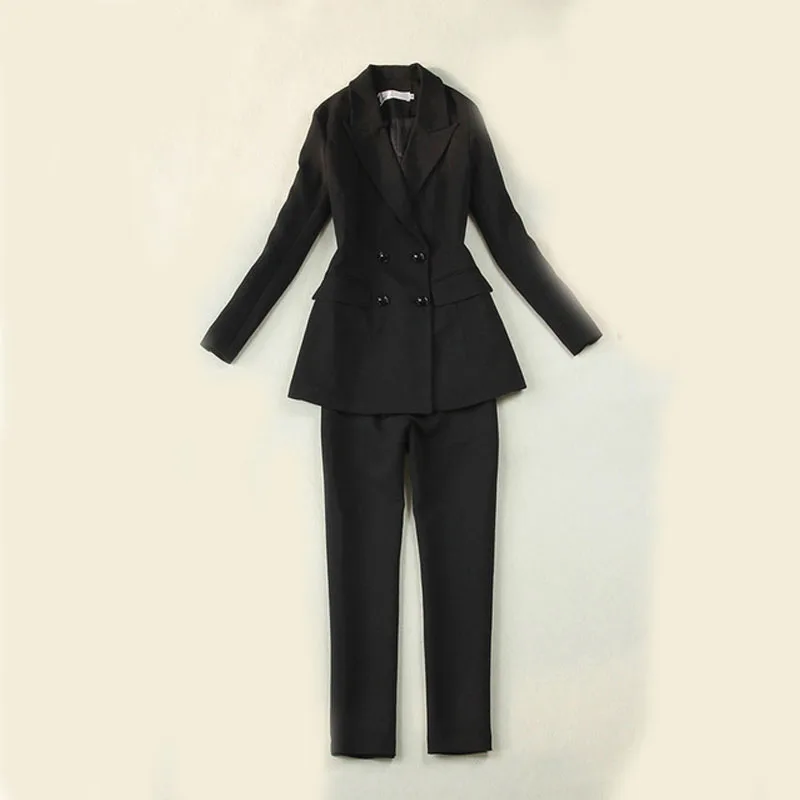 2017 fashion suit suit + pants women's professional suit jacket, long paragraph temperament leisure two sets of trousers tide 2017 fashion suit suit + pants women's professional suit jacket, long paragraph temperament leisure two sets of trousers tide