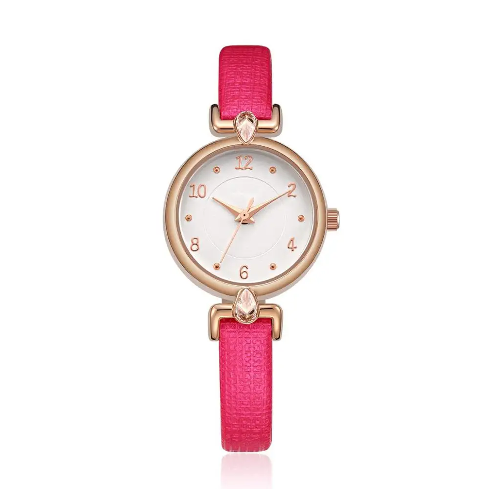 

Fashon women brand watches leather strap casual wristwatches NO.2