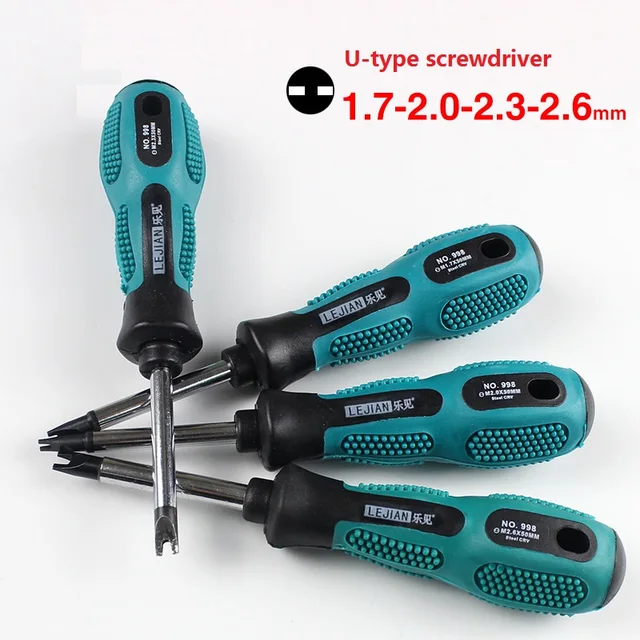 H/U Type Screwdriver Special CR V High Hardness H Screwdriver Anti Skid 1.7mm 2.0mm 2