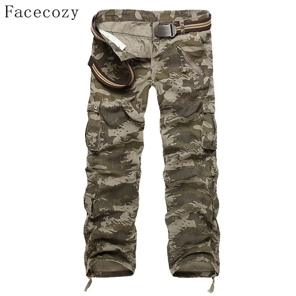 Facecozy de los hombres de invierno militar táctico deportes pantalones para hombre al aire libre Multi-bolsillos a prueba de viento Camping Trekking de carga Pantalones Facecozy de los hombres de invierno militar táctico deportes pantalones para hombre al aire libre Multi-bolsillos a prueba de viento Camping Trekking de carga Pantalones