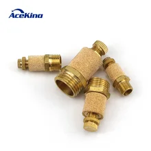 Pneumatic brass adjustable muffler exhaust valve 1/8 Pneumatic brass adjustable muffler exhaust valve 1/8