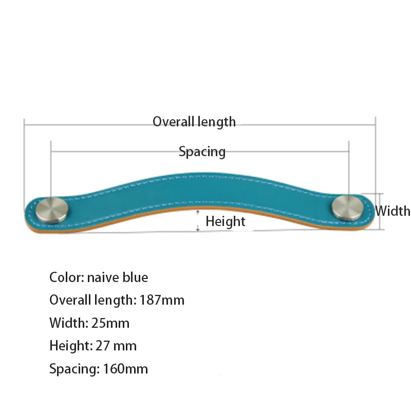 Кожаная ручка для мебели, современный минималистичный стиль, кожаная ручка, Детская дверная ручка, ручка для ящика шкафа