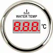 52 мм Водонепроницаемая Автомобильная лодка цифровой датчик температуры воды 40-120 с красной подсветкой 9-32 в
