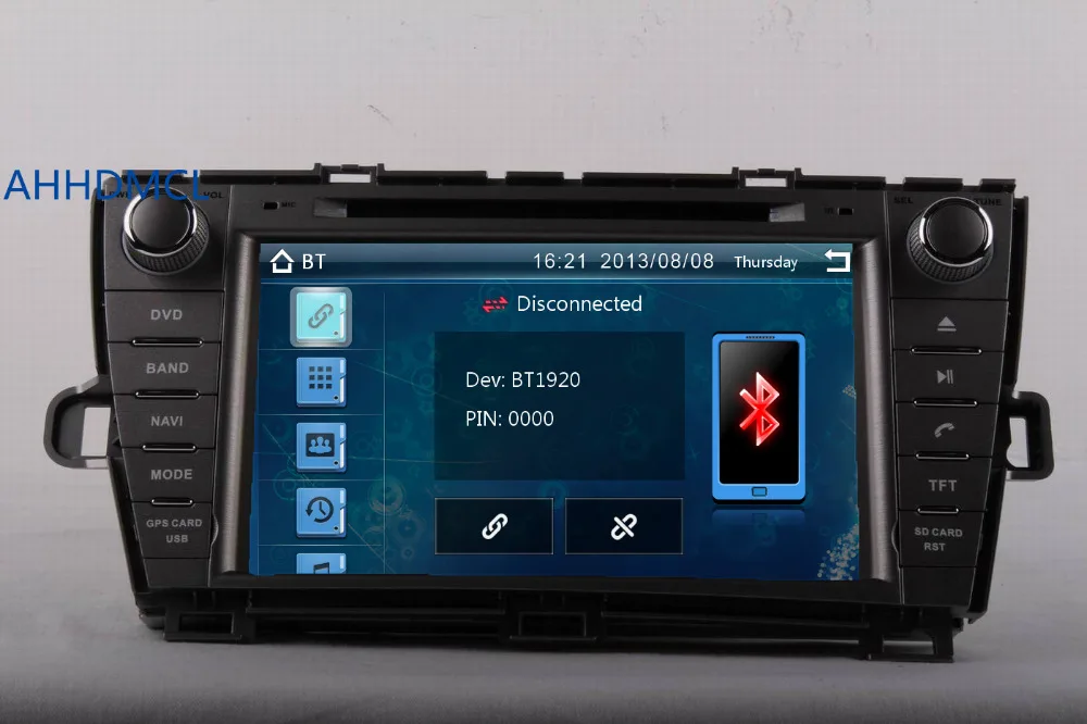 Best 2 DIN Car Multimedia Player Radio Audio DVD GPS For Toyota Prius Left Hand Drive 2009 2010 2011 2012 2013 2014 2015 2016 2017 4