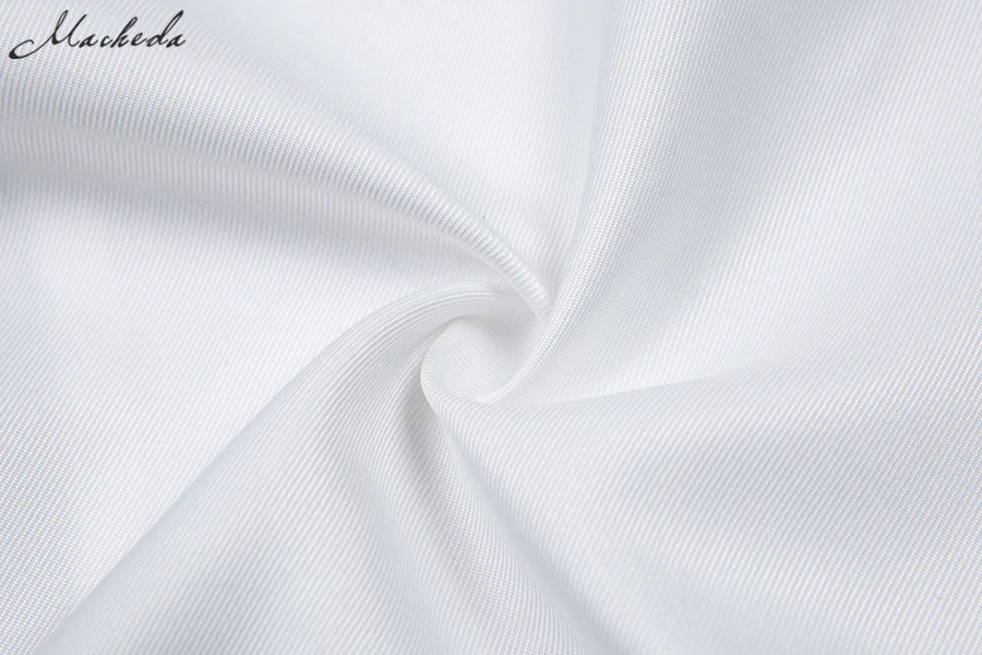 Macheda, модный белый укороченный топ с вырезами на пуговицах, Женская водолазка с пышными рукавами, повседневная Летняя женская тонкая футболка, новинка