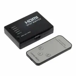 3 Порты и разъёмы 1080 P видео переключатель HDMI Splitter ИК пульт дистанционного управления для HDTV PS3 DVD оптовая продажа