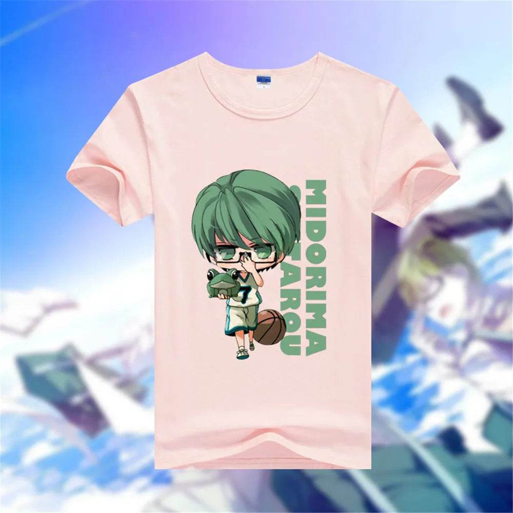 

Anime Shirt Kuroko's Basketballer T-Shirt Multi-style Short sleeve Tetsuya Kuroko Taiga Kagami Cosplay Motivs Hentai T Shirts
