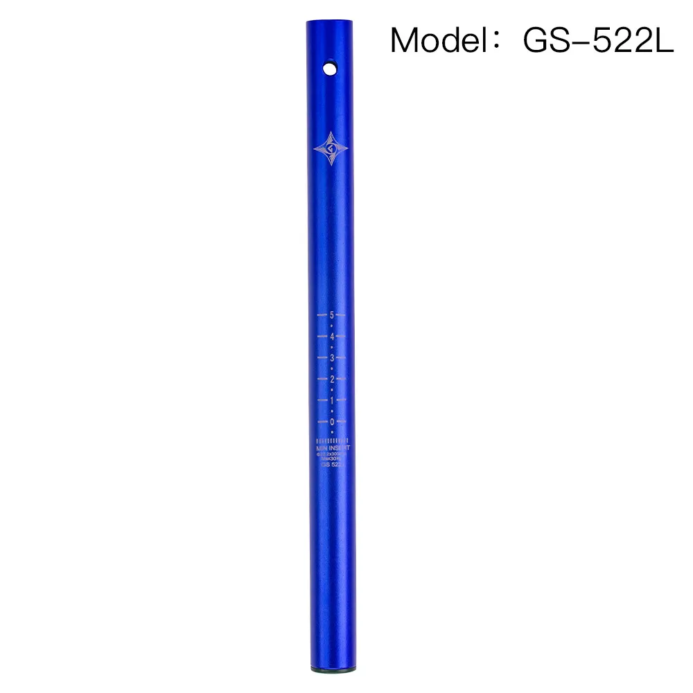 Blue Gipsy GS-522L ALLOY-T6 велосипед подседельный 22,2* 300L 45 г детские велосипеды для S T R I D E R велосипед стойка сиденья велосипед запчасти - Цвет: Blue