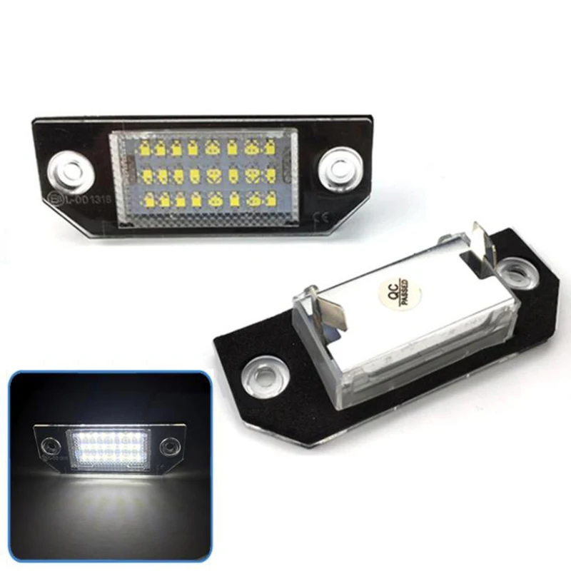 

2Pcs 6500K 18 LED License Plate Light For Ford Focus C-MAX MK2 03-08