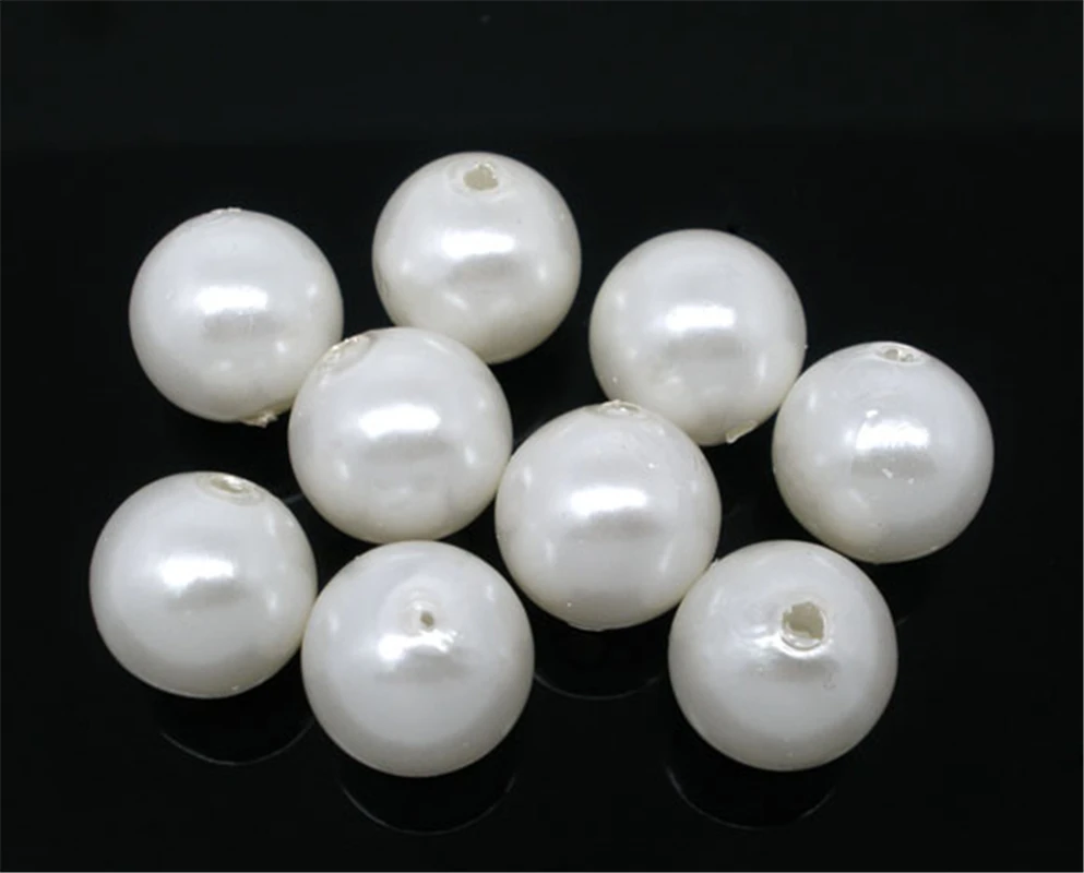 DoreenBeads 100 шт имитация жемчуга круглые бусины 12 мм диаметр.(B05255) yiwu | Украшения и