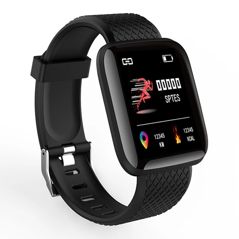 

A6 USB Smart Watch Men Women For Android Apple Phone Waterproof Heart Rate Tracker Blood Pressure Oxygen Sport Smartwatch
