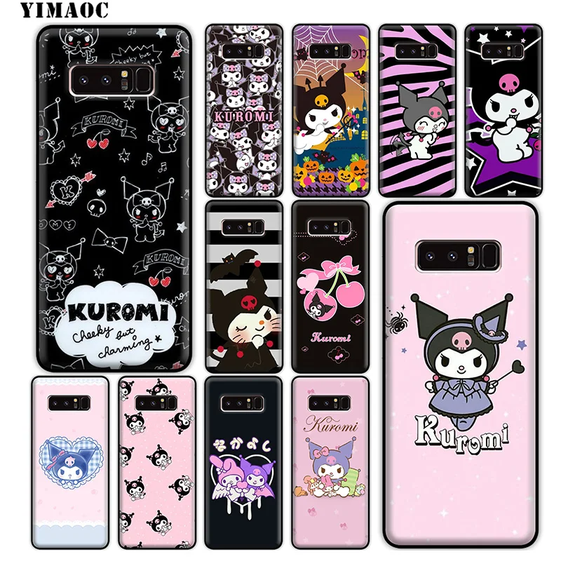 

YIMAOC Kuromi Colorful Soft Silicone Case for Samsung Galaxy S10 S10e S9 S8 Plus S7 S6 Edge J6 Cover