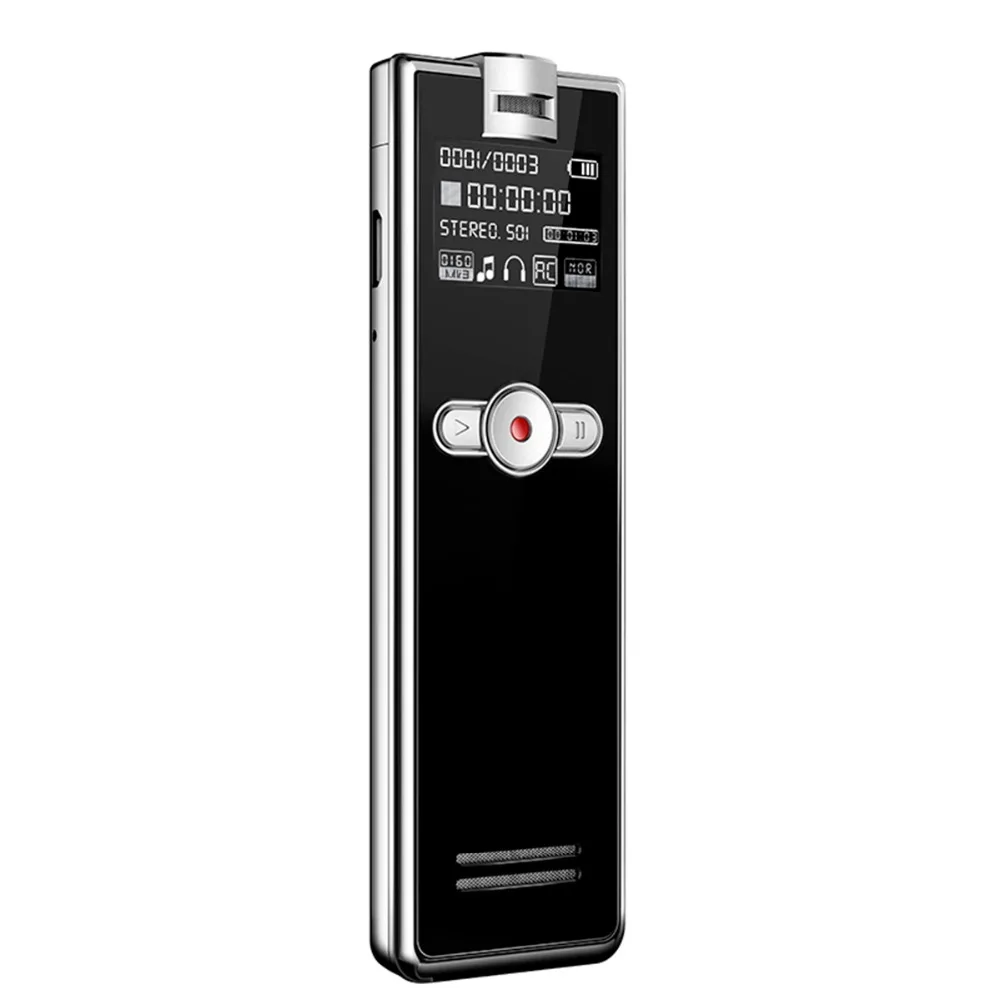 

16GB Mini Professional Digital Audio Voice Activated Recorder Linear PCM Recorder Devices for Lecture MP3 Player