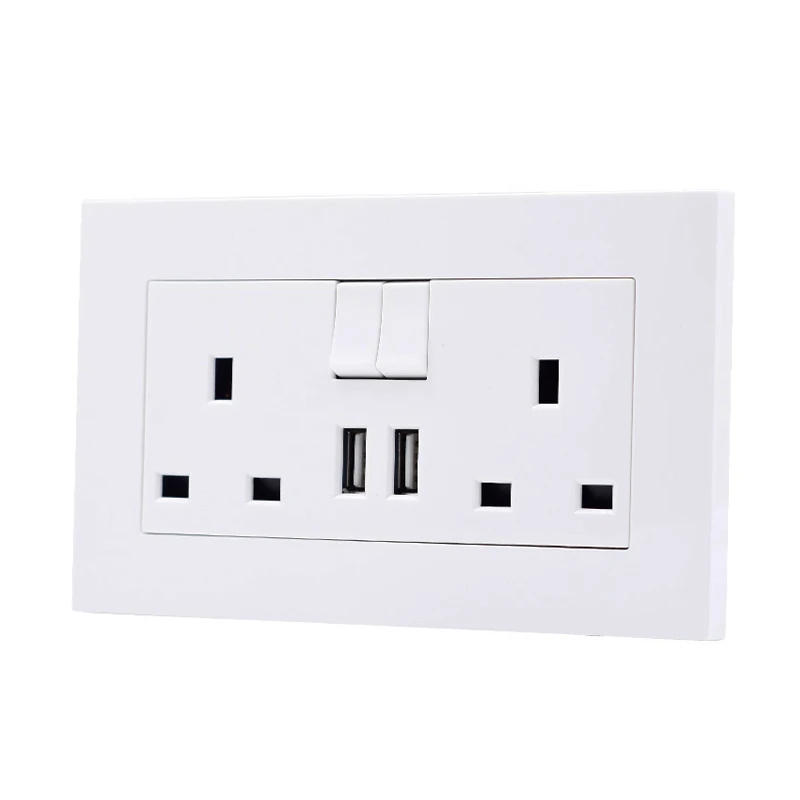 146 Type Dual USB Wall Outlet pic 4