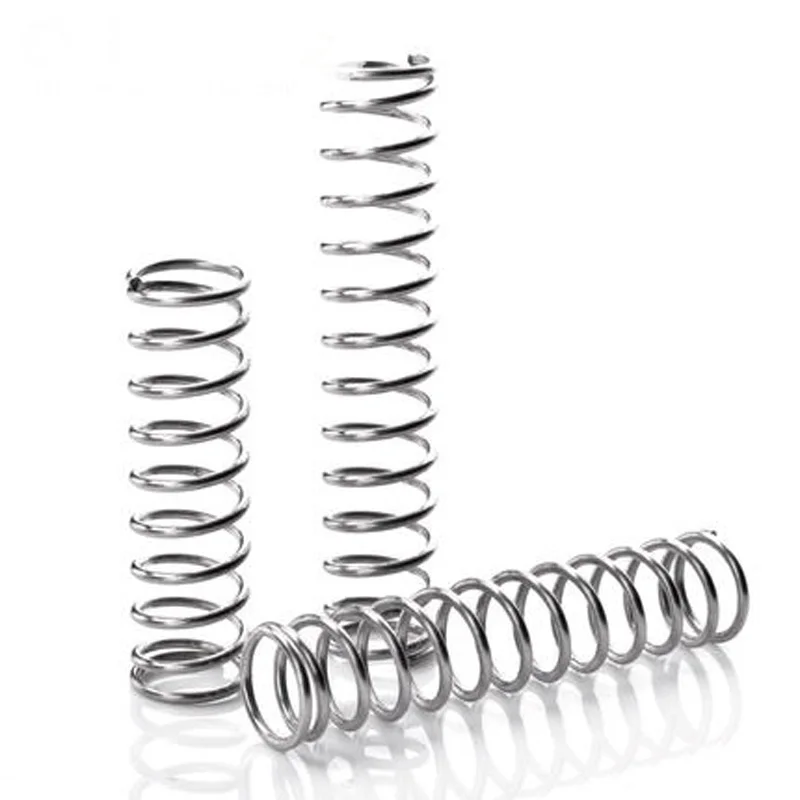 10pcs 0.9mm Wire diameter Galvanized Compression springs Y-type Pressure spring 14mm Outside 10-50mm Length | Обустройство дома