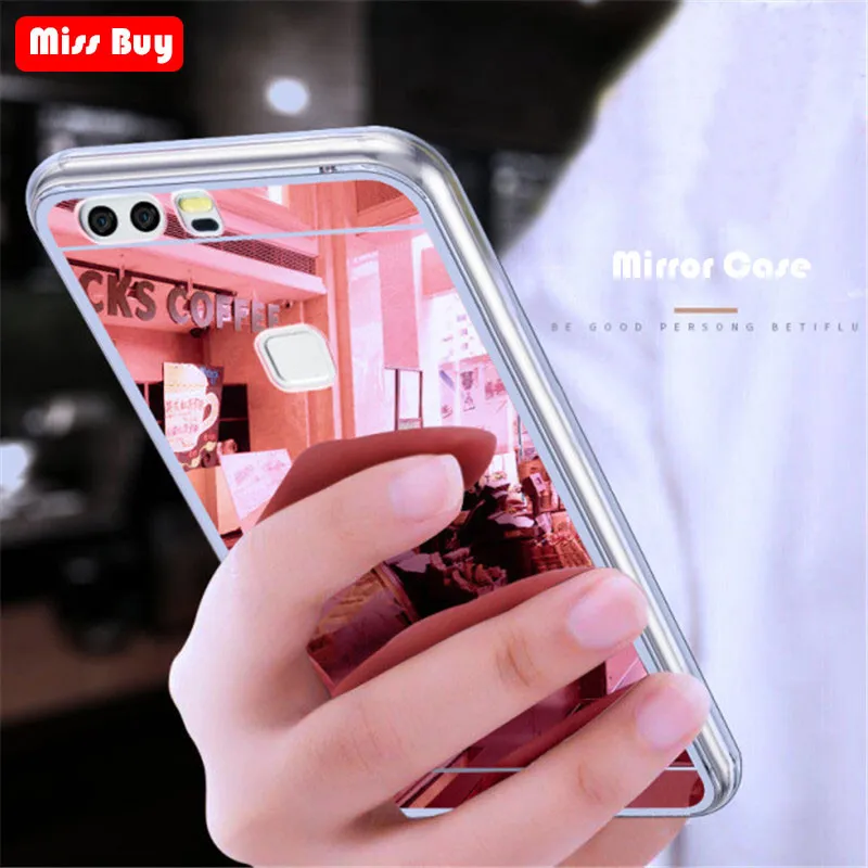 

Mirror TPU Case For Huawei Honor 10 8 9 V8 V9 V10 6X 6A 6C 5X 5A 5C 4C 4A 4X 7X 7A 7C P smart Y7 Prime Maimang 6 5 4 Magic Cover