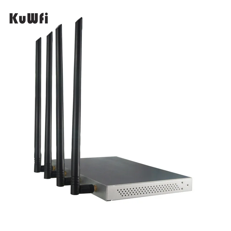 Беспроводной маршрутизатор KuWFi OpenWrt 1200 Мбит/с 1 Вт 2 4 ГГц 5 8 ГГц|powerful wireless router|high power