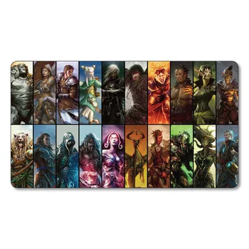 

All Planeswalkers Gathering Magical Custom mgt Playmat tcg ccg ygo Gather Cards Game Play Mat Serra Angel Brainstorm Lil pad