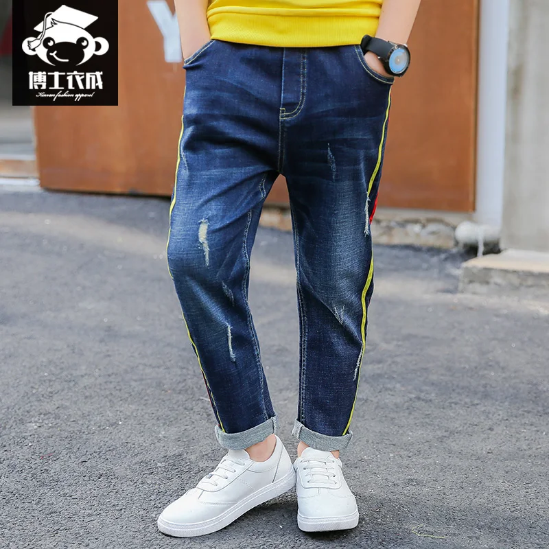

Top Quality Boys Jeans Baby Boys Pants Kids Denim Pants Casual Children's Jeans Kids denim Trousers Aged 4Y-15Y