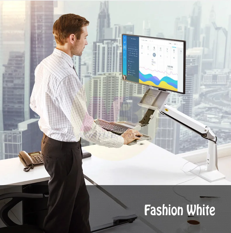 NB FC35 эргономичная настольная газовая пружина 22-35 дюймов монитор ...