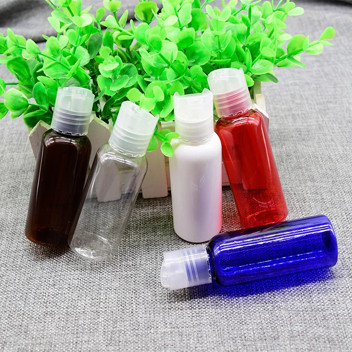 50 Milliliter (ml) Transparent Lid Travel Bottle Small Sample Bottles