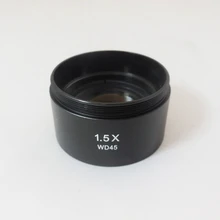 1.5x линза объектива микроскопа Барлоу для стерео микроскопа WD48 с монтажной резьбой M48 x 0,7