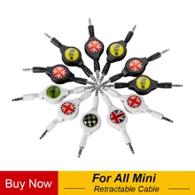 80 см 3,5 мм разъем автомобильный Aux аудио кабель провод линия для MINI Cooper One S JCW R55 F54 Clubman R56 R59 R60 R61 F55 F56 F60 земляк