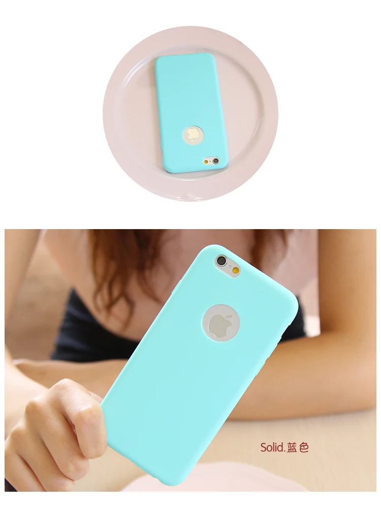 Fashion Cute Candy Colors Soft TPU Silicon phone cases for Apple iPhone 5 5S 5SE 6 6S 7 Plus Case Silicone Back Cover Coque apple iphone 11 Pro Max case