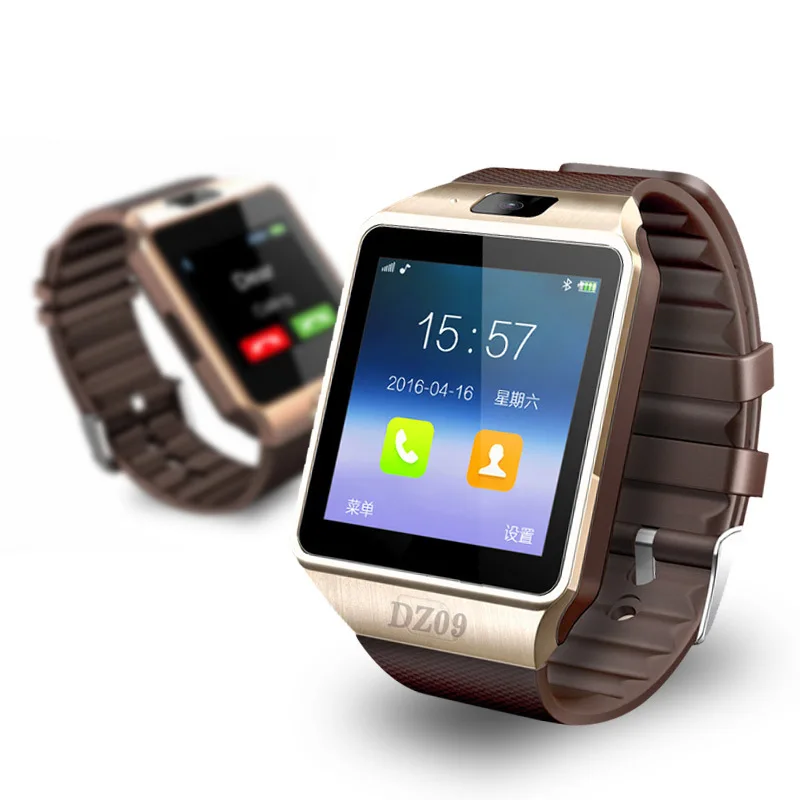 New Smart Watch dz09 With Camera Bluetooth WristWatch Support SIM Card Smartwatch For Android Phones Multi