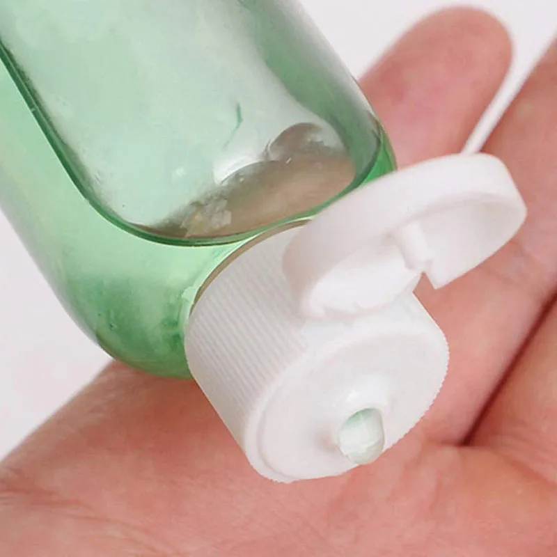 Refillable Bottle Refillable Spray Bottle 20Pcs 10/20/30/50/60/100/120ml Plastic Shampoo Bottles Empty Vail for Travel Container Cosmetics Lotion