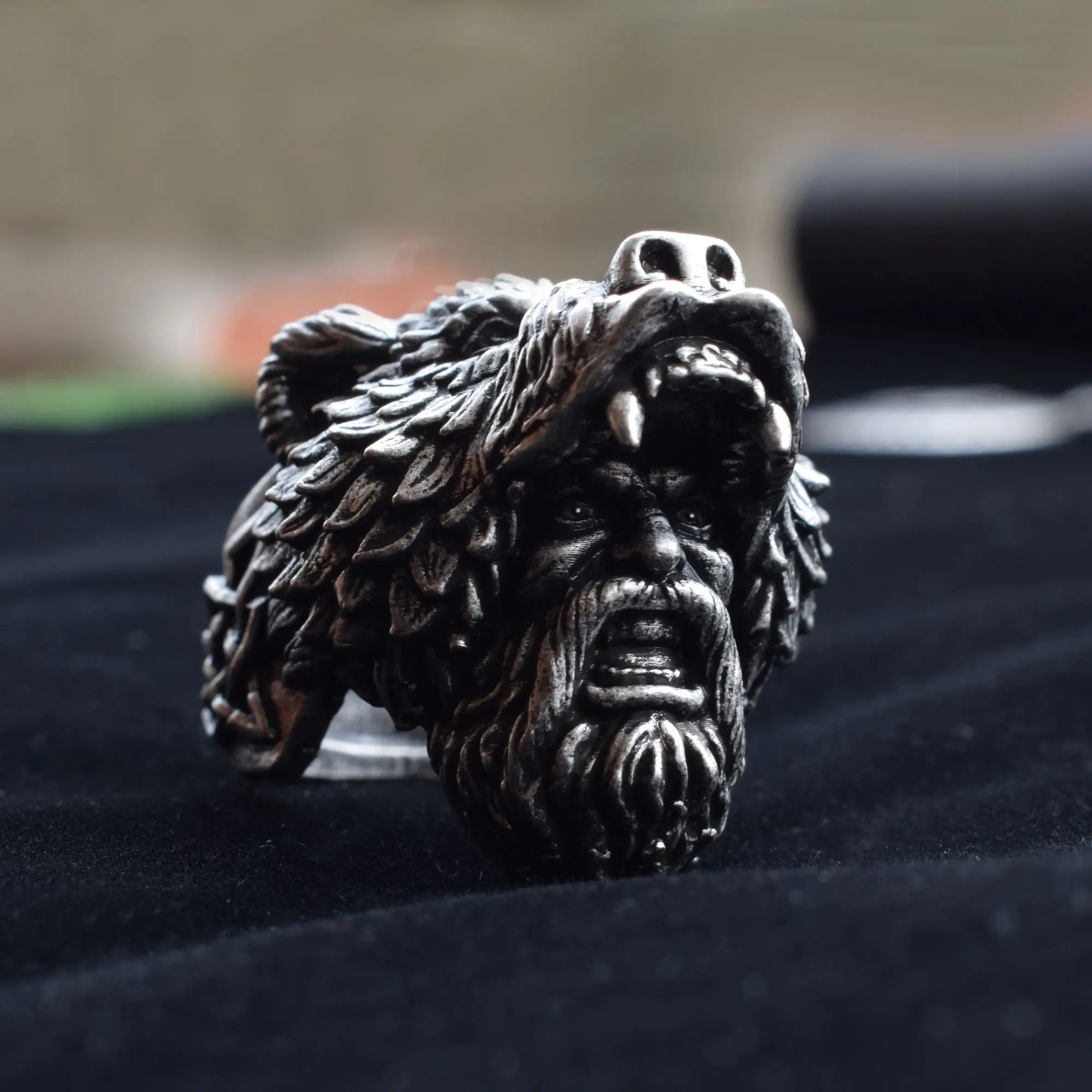 Norse Warrior Berserker кольцо Викинг медведь Берсерк War Ring 12 шт./лот|Кольца| |
