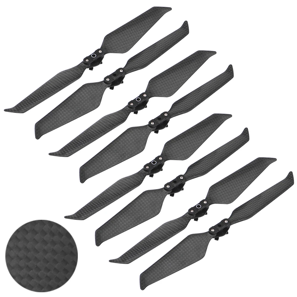 

8Pcs Carbon Fiber Propeller Low Noise Blade for DJI Mavic 2 Pro Zoom Drone Quick-release 8743 Props Accessory Wing Spare Parts